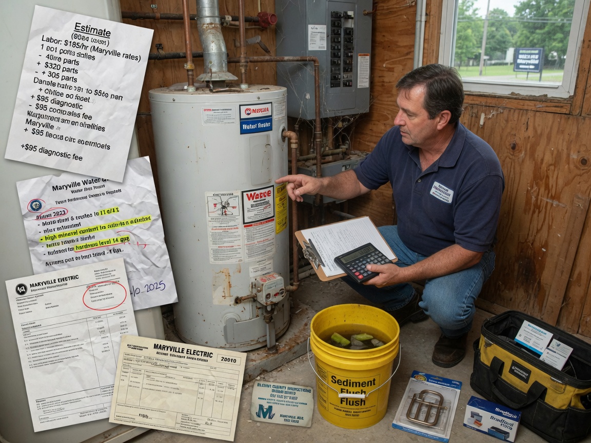 What Affects Water Heater Repair Costs In Maryville